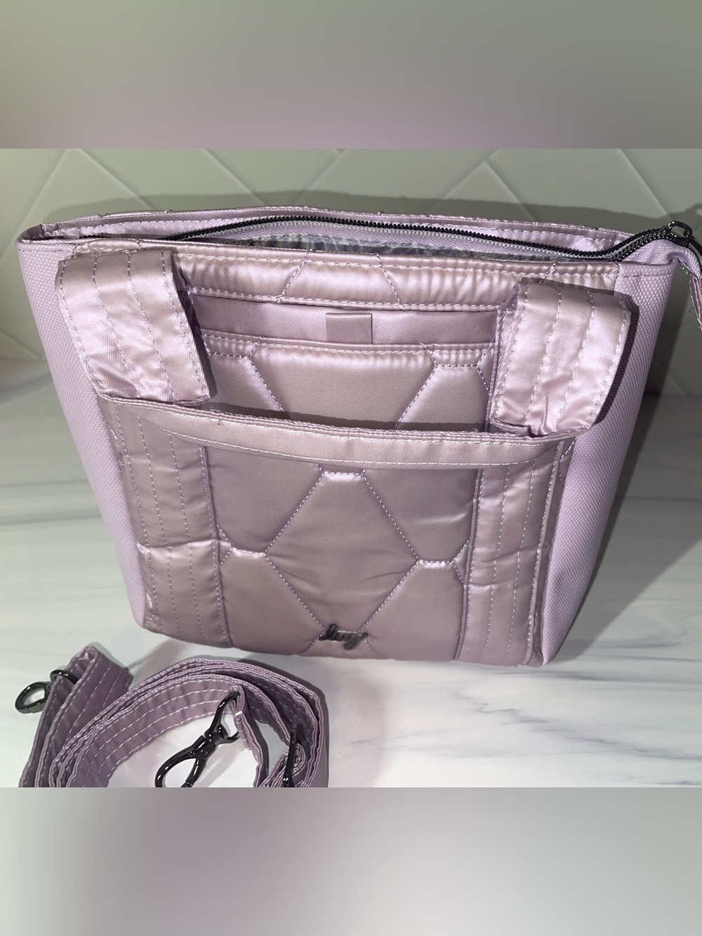 Lug Cadence Crossbody Metallic Sugarplum like new! - Picture 3 of 9